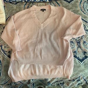 Express lilac pinky purple knit sweater